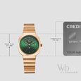 Fastrack Vyb Mirage Quartz Analog Green Dial Metal Strap Watch For Girls - image number 3