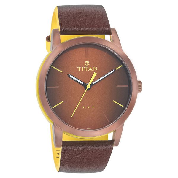 Titan Quartz Analog Brown Dial Watch for Women - image number 0