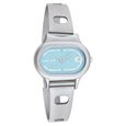 Fastrack Quartz Analog Blue Dial Leather Strap Watch for Girls