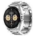 Fastrack Radiant FX1 Luxury Metal Smartwatch with 3.6 cm AMOLED Display, SingleSync BT Calling, Functional Crown - Steel - image number 0