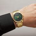 Titan Karishma Quartz Analog Green Dial Golden Stainless Steel Strap Watch For Men - image number 7