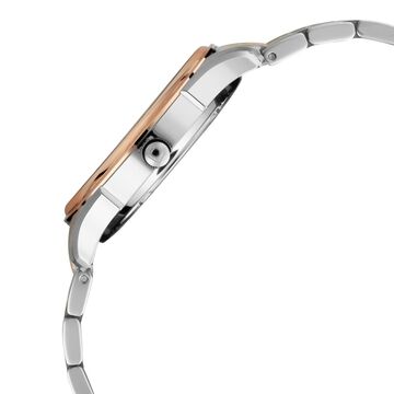 Xylys Swiss Analog Two Toned Stainless Steel Strap Mother of Pearl Dial Watch For Women