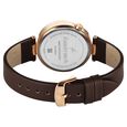 Fastrack Tick Tock Quartz Multifunction Brown Dial Leather Strap Watch For Girls - image number 4