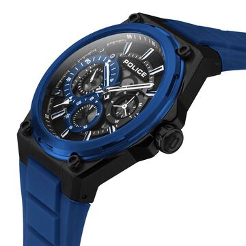 Police Multifunction Black Dial Watch for Men