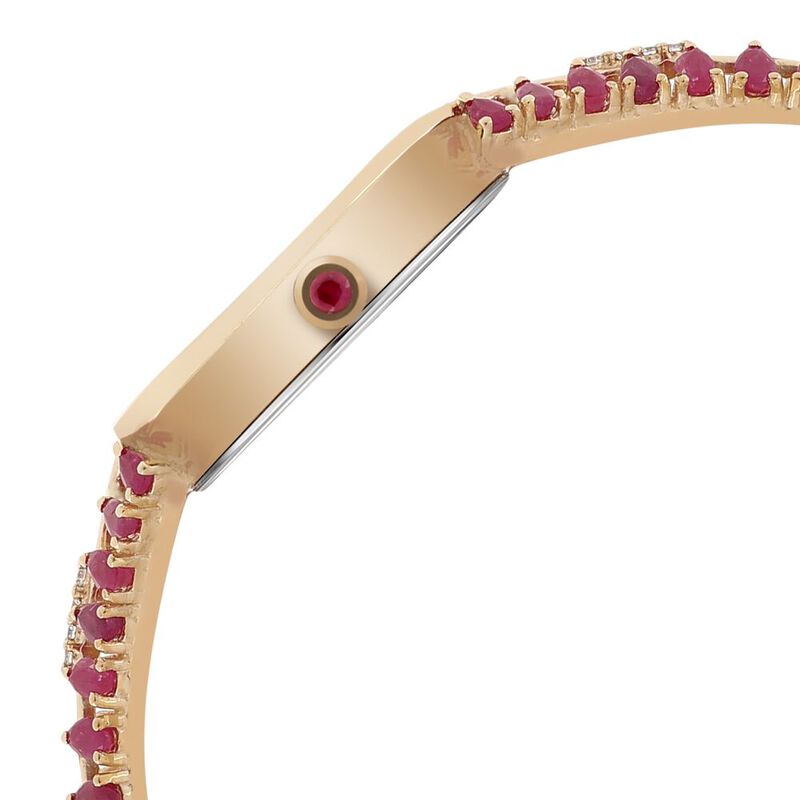 Titan Nebula Quartz Analog 18 Karat Solid Gold Watch for Women - image number 3