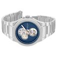 Kenneth Cole Automatic Blue Dial Silver Stainless Steel Strap Watch For Men - image number 2
