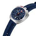 Ducati Quartz Chronograph Blue Dial Blue Silicone Strap Watch For Men - image number 1