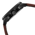 Titan Octane Cred Analog with Black Dial Brown Leather Strap Watch for Men - image number 3