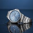 Titan Neo Arabic Analog with Day Date Beige Dial Silver Stainless Steel Strap Watch for Men