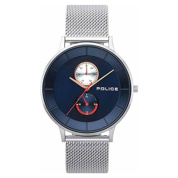 Police Multifunction Blue Dial Watch for Men