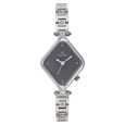 Titan Quartz Analog Champagne Dial Stainless Steel Strap Watch for Women