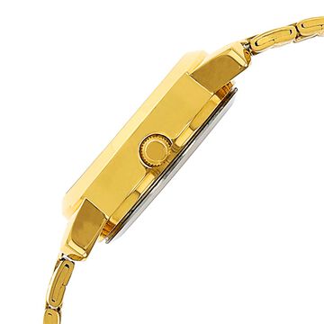 Sonata Quartz Analog Black Dial Stainless Steel Strap Watch for Women