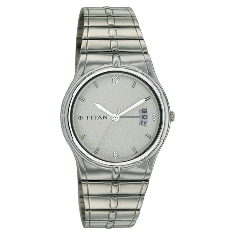 Titan Quartz Analog with Date White Dial Watch for Men - image number 0