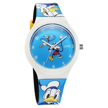 Zoop By Titan Disney Interchangeable Quartz Analog Blue Dial Plastic Strap Watch For Kids
