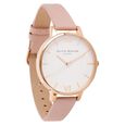 Olivia Burton Quartz Analog White Dial Leather Strap Watch for Women - image number 1
