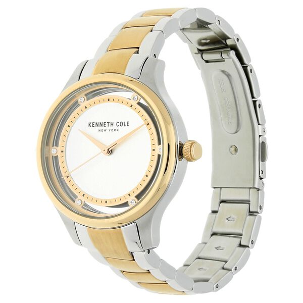 Kenneth Cole Quartz Analog Silver Dial Metal Strap Watch for Women - image number 1