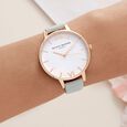 Olivia Burton Quartz Analog White Dial Leather Strap Watch for Women - image number 3