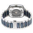 Titan Ceramic Fusion Automatic Square Blue Dial Rose Gold Dual-Toned Stainless Steel Bracelet Watch for Men - image number 5
