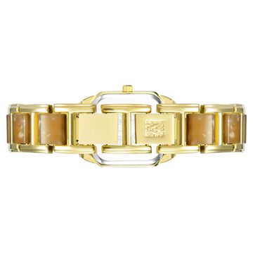 Anne Klein Quartz Analog Brown Dial Plastic Strap Watch for Women
