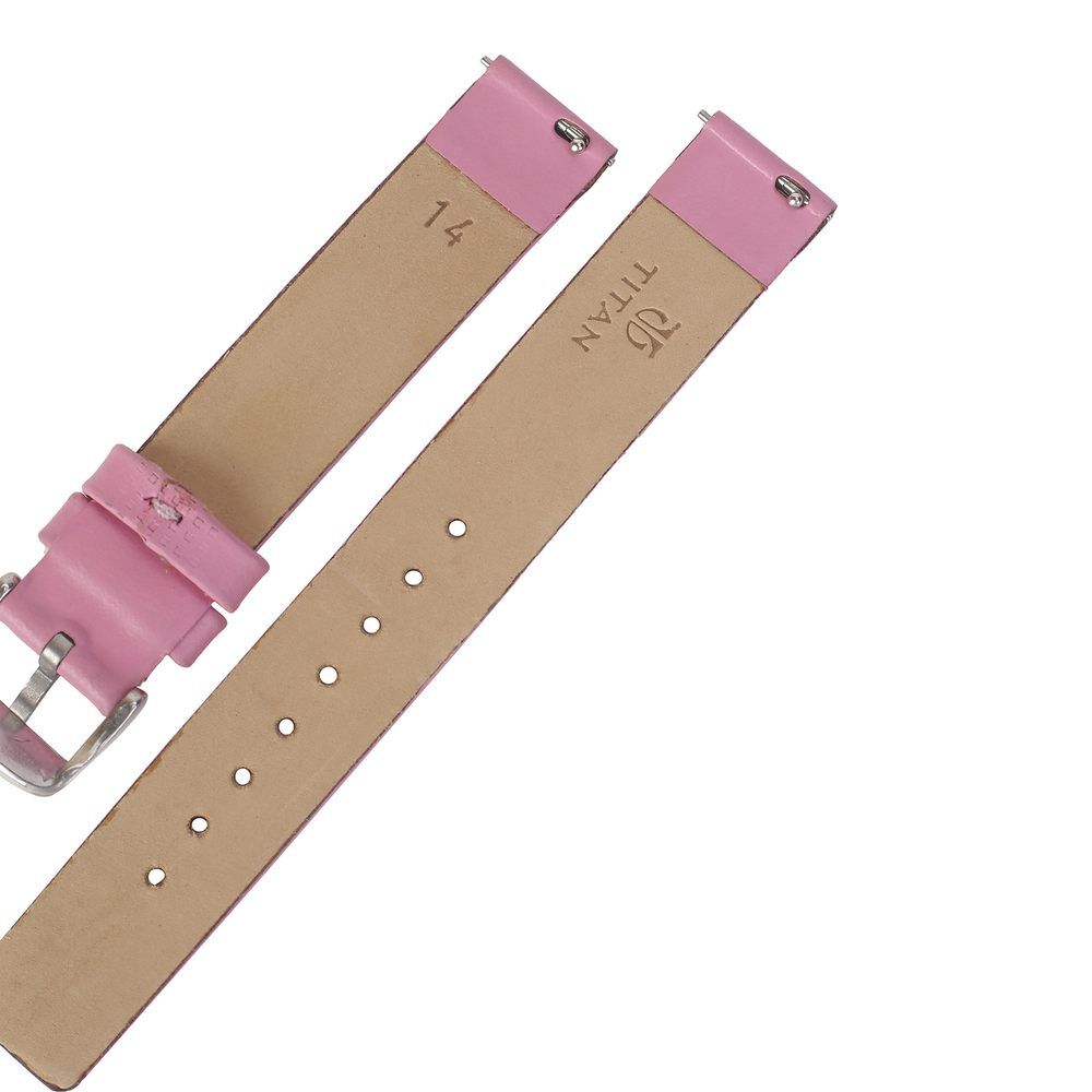 Pink leather strap deals