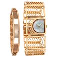 Titan Raga Ethereal Quartz Analog Mother of Pearl Dial Rose Gold Stainless Steel Strap Watch For Women - image number 0