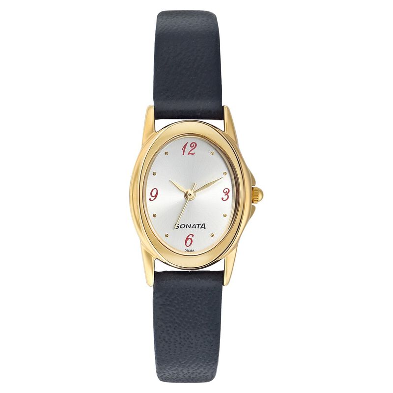 Sonata Quartz Analog Silver Dial Strap Watch for Women