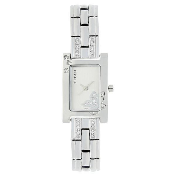 Titan Raga Silver Dial Analog Metal Strap Watch for Women - image number 0