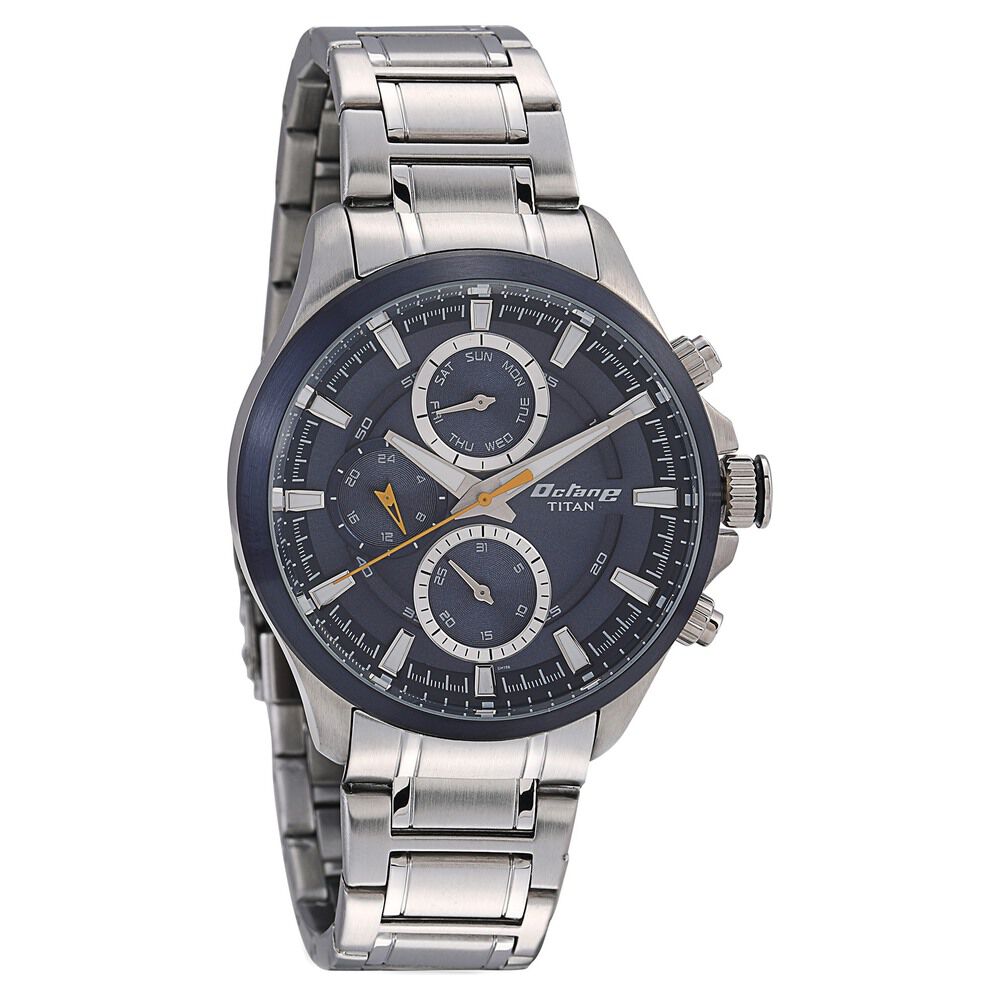 Titan octane blue dial top