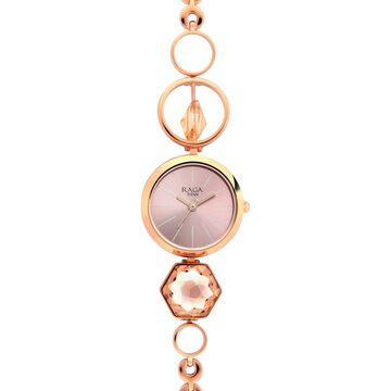 Raga Women's Grace Watch: Mother of Pearl Dial & Ornate Bracelet