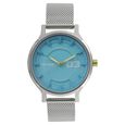 Fastrack Loopholes Quartz Analog Blue Dial Stainless Steel Strap Watch for Girls - image number 0