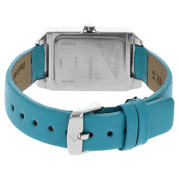 Fastrack Quartz Analog Green Dial Leather Strap Watch for Girls - image number 3