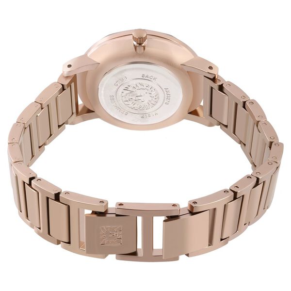 Anne Klein Quartz Analog Rose Gold Dial Metal Strap Watch for Women - image number 4