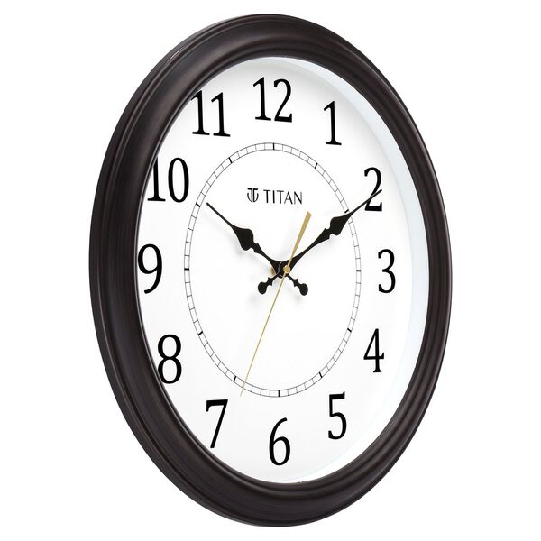 Classic White Wall Clock with Silent Sweep Technology - 42.0 cm x 42.0 cm (Large) - image number 2