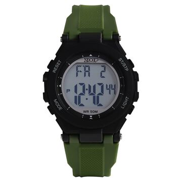 Zoop Bolder Digi Digital Watch With Green Strap For Kids From House Of Titan