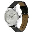 Titan Quartz Analog Silver Dial Leather Strap Watch for Women - image number 1