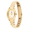 Tommy Hilfiger Quartz Analog Champagne Dial Golden Stainless Steel Strap Watch For Women - image number 1