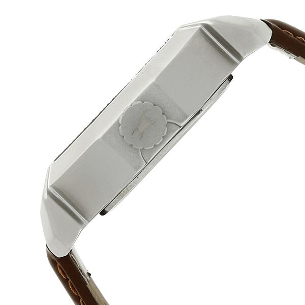Fastrack Quartz Analog Silver Dial Leather Strap Watch for Guys - image number 2