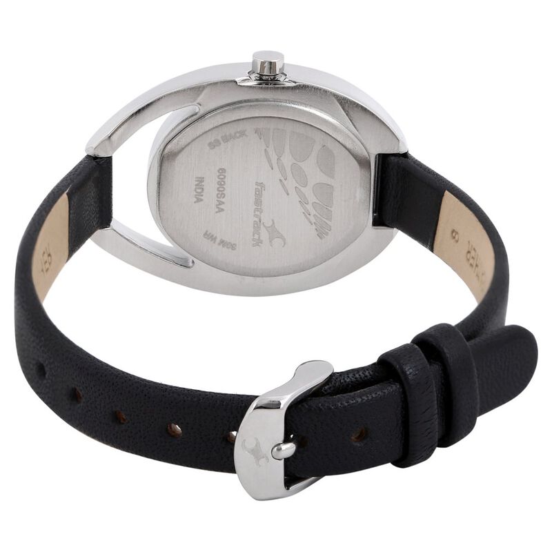 Fastrack Quartz Analog Blue Dial Leather Strap Watch for Girls - image number 3