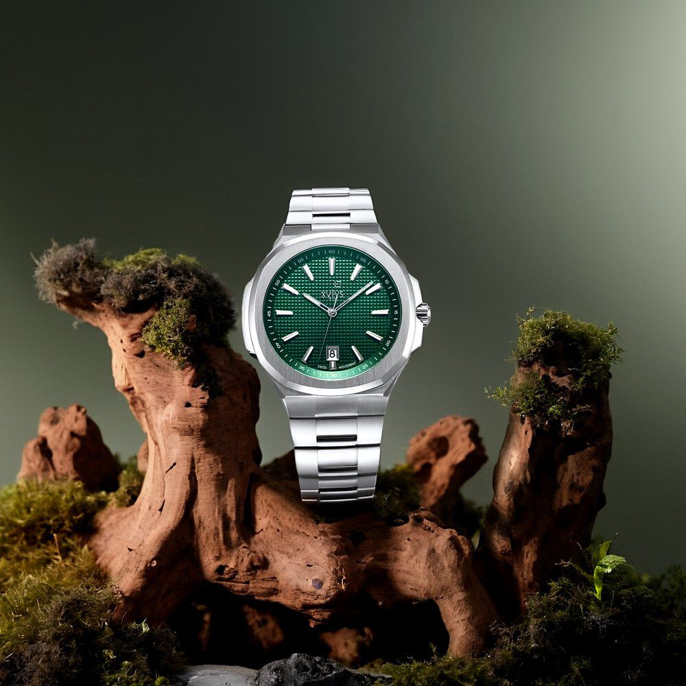 Buy Online Xylys Integra Swiss Analog Stainless Steel Green Dial