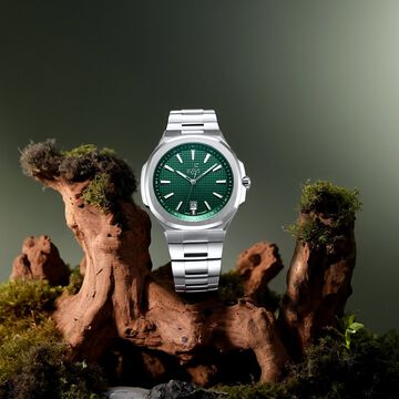 Xylys Integra Swiss Analog Stainless Steel Green Dial Watch for Men