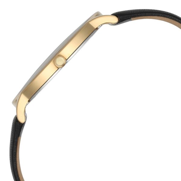 Titan Nebula Lustre 18k Gold Analog Leather Strap Watch for Men - image number 3