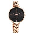Vyb Spotlight By Fastrack Quartz Analog Black Dial Metal Strap Watch For Girls - image number 0