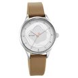 Titan Wander Brown Analog Stainless Steel Strap Watch for Women