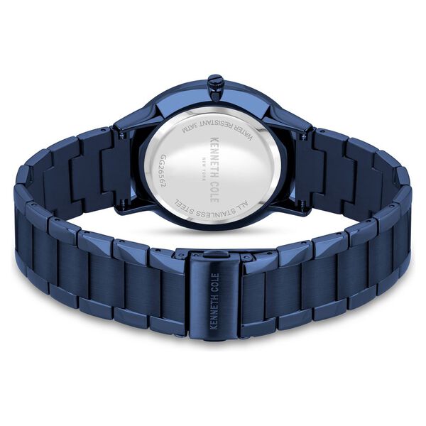 Kenneth Cole Quartz Analog Blue Dial Blue Stainless Steel Strap Watch For Couple - image number 3