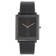 Titan Edge Quartz Analog Black Dial Black Leather Strap Watch For Men - image number 0