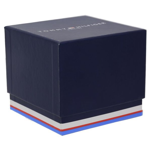 Tommy Hilfiger Quartz Analog Black Dial Silicone Strap Watch for Women - image number 1