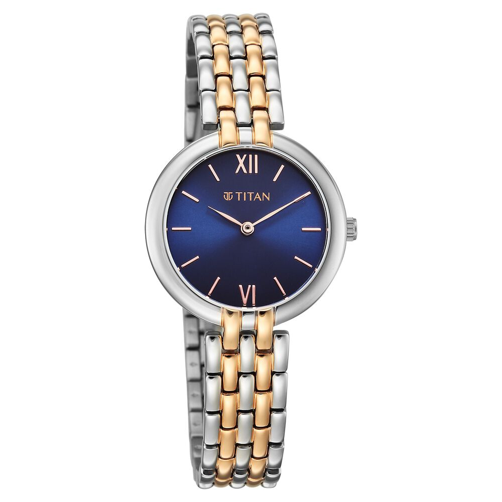 Buy Online Titan Workday Wonders Quartz Analog Blue Dial Two Toned