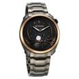 Titan Stellar Quartz Multifunction Black Dial Stainless Steel Strap Watch for Men - image number 3