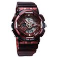 Sonata SF Spectra Quartz Digital Brown Dial Translucent Brown Polyether Strap Watch For Men