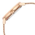 Titan Mechanical Slimline Blue Dial Rose Golden Mesh Strap watch for Men - image number 5
